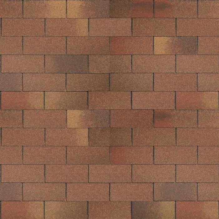 Гибкая черепица однослойная Технониколь Шинглас Фламенко Толедо